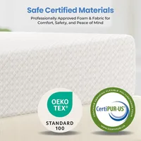 8 Inch Mattress 3 Foam Layer Cooling Gel Memory Foam Mattresses, Green Tea for Fresher Sleep, Medium, Customized 5