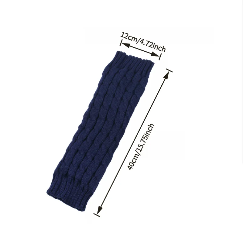 Elegante, mit Zopfmuster gefütterte, warme Beinwärmer und Stiefelsocken für Damen – extra dickes Winterwärme, weiches Plüschfutter, maschinenwaschbar, mehrere Farben erhältlich, modische Herbst- und Winteraccessoires – Detail 6