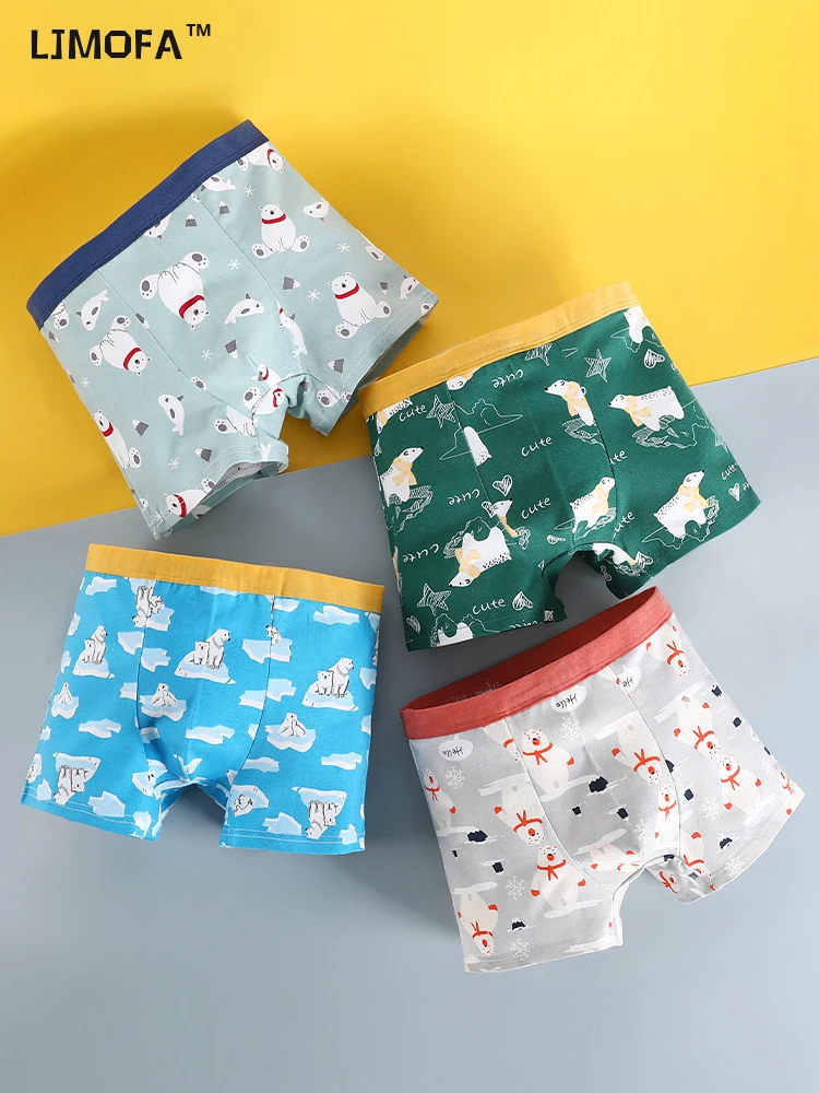 Kids Toddler Infant Baby Boys Underwear Cartoon Print Shorts Pants