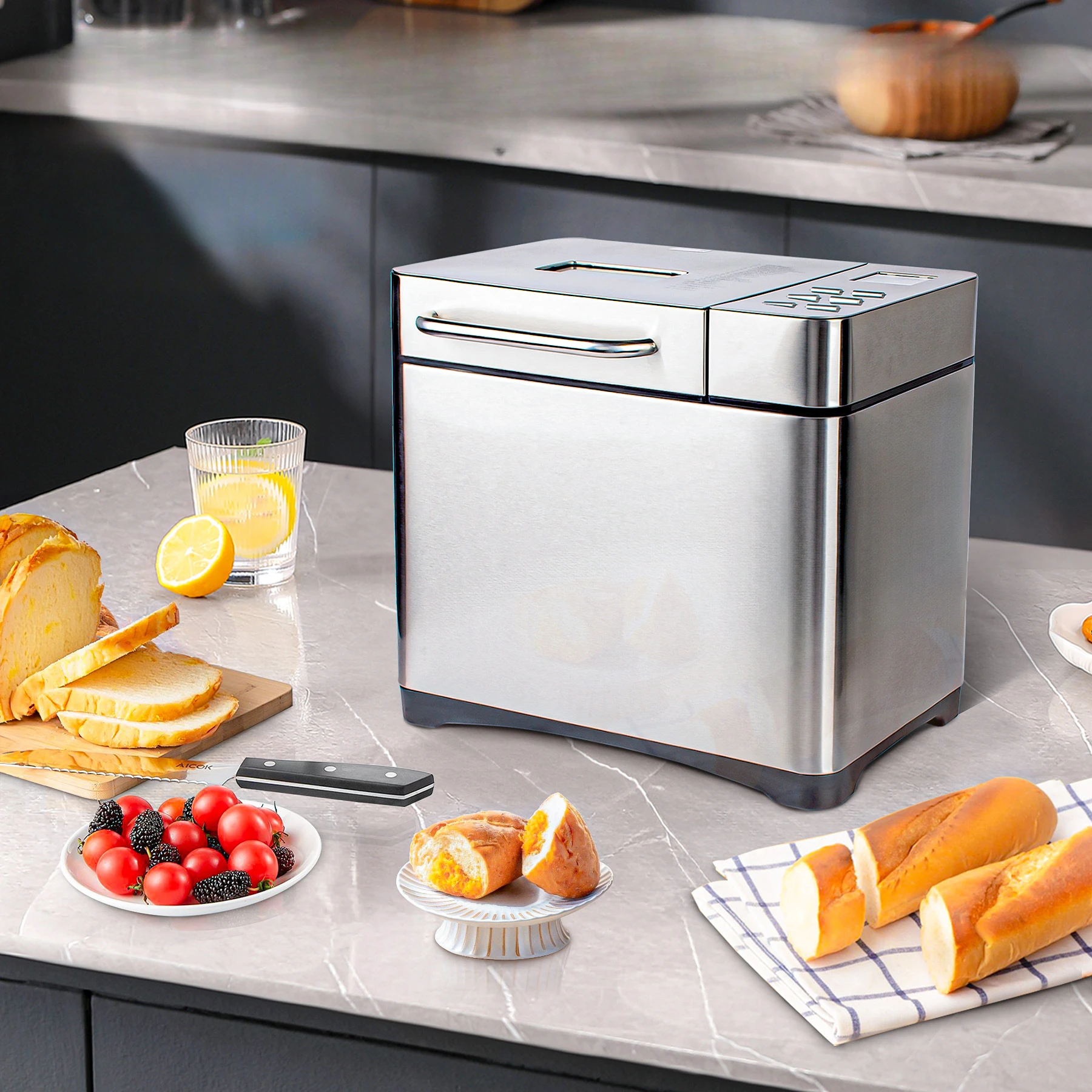 Hot Selling Cheap 500G/750G/1000G Full Automatic Smart Bread Makers Electric Household Bread Maker Machine