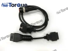 

OBD 16 Pin 12 Pin Transfer cable 88890304 for volvo Vocom I 888900300 Vocom II for Renault Excavator Construction truck scanner