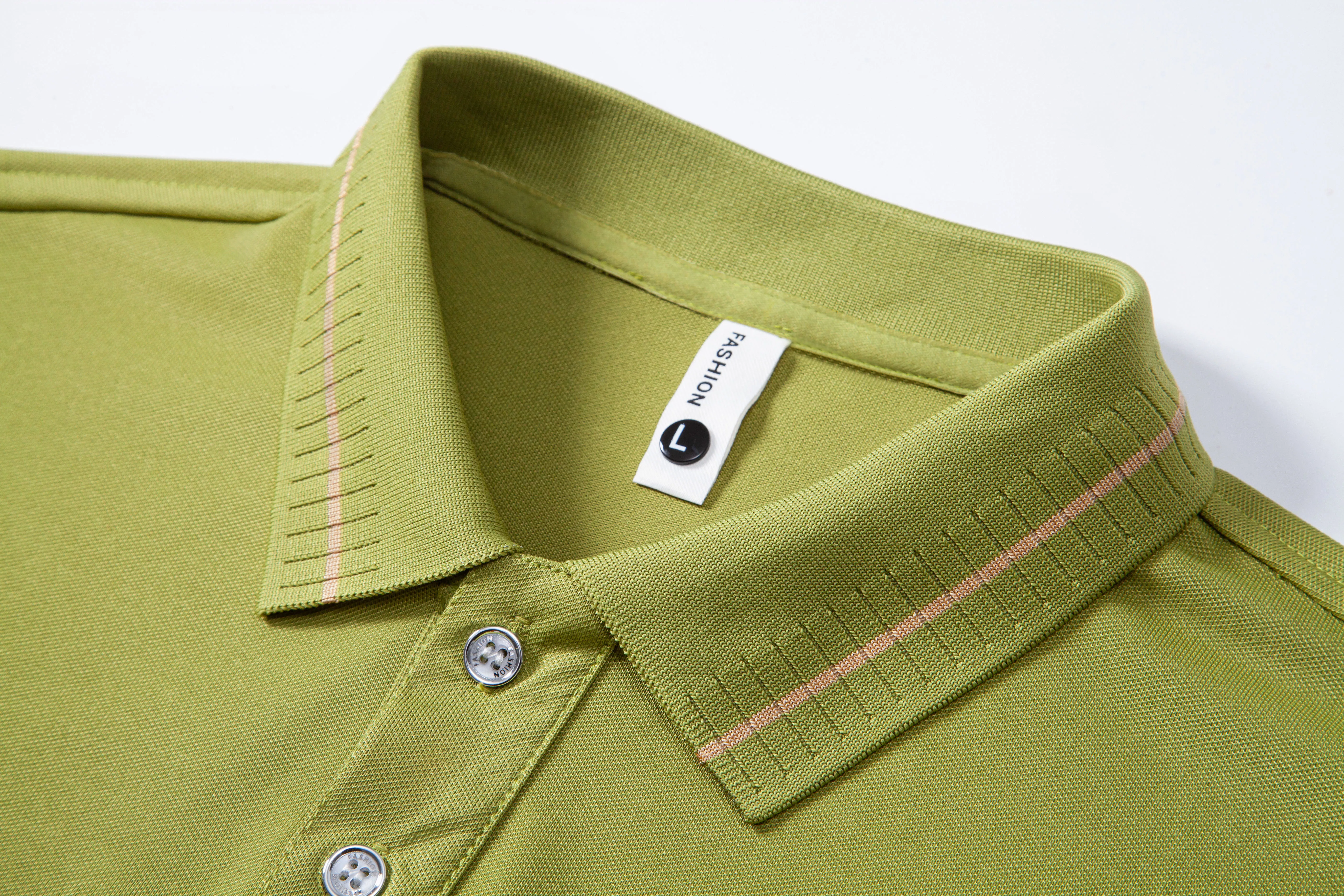 Men's Summer Button Short Sleeve Collar Polo Shirt Color Selection