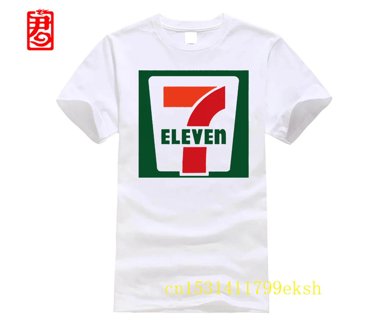 

Футболка Seven Eleven для супермаркетов и работников, модная брендовая мужская футболка, Новинка