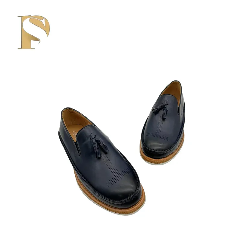 2025 New men's PU formal shoes senior places formal comfortable men's shoes 4