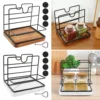 Napkin Holder Metal Table Napkin Holder with Weighted Base Multipurpose Napkin Salt and Pepper Dispenser for Kitchen Countertop 1