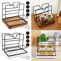 Napkin Holder Metal Table Napkin Holder with Weighted Base Multipurpose Napkin Salt and Pepper Dispenser for Kitchen Countertop 1