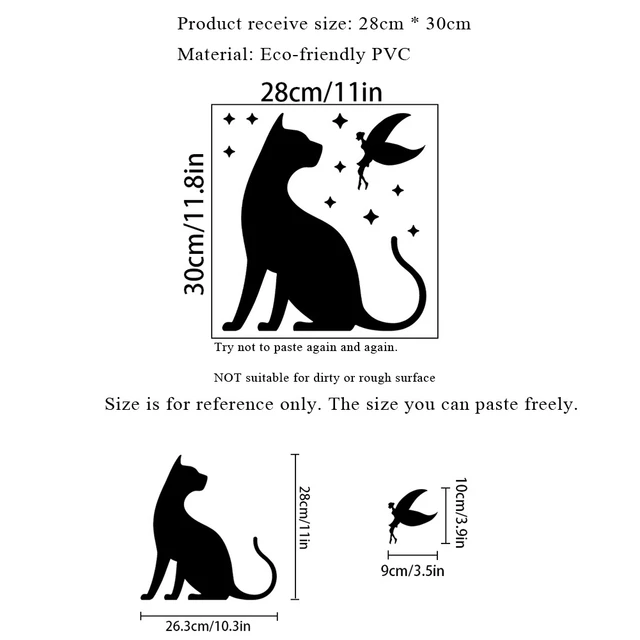 Only cat - Black Cat - Sticker