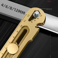 6 in 1 Multifunction Pocket Knife Box Cutter нож 18mm/25mm Stainless Steel Utility Knife Couteau Multi-tool Art Office Supplies 3