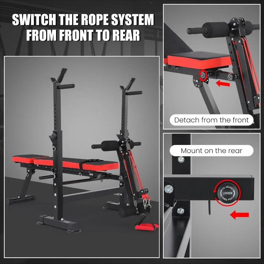 6-in-1 Adjustable Weight Bench 5