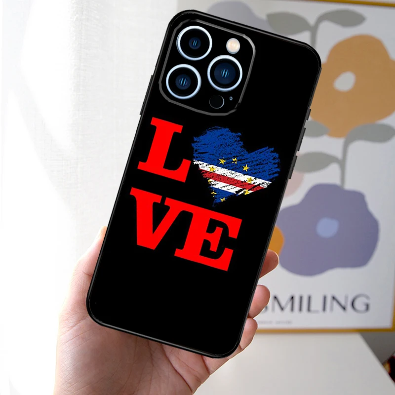 Cape Verde Flag Coat of Arms Case For iPhone 16 15 14 13 12 11 Pro Max Mini Cover X XR XS 8 7 14 16 15 Plus Accessories 15