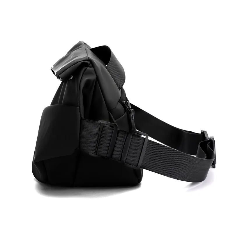 Crossbody bag for men, functional messenger bag, trendy brand chest bag, women's casual waist bag, magnetic buckle sports backpack, cycling shoulder bag