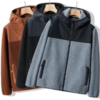 Men's Casual Lamb Wool Coat Men Woman Cashmere Fleece Jacket Warm Clothing Thick Hoodies Lovers Coat Plush and Thicken Hoodie - Image 2