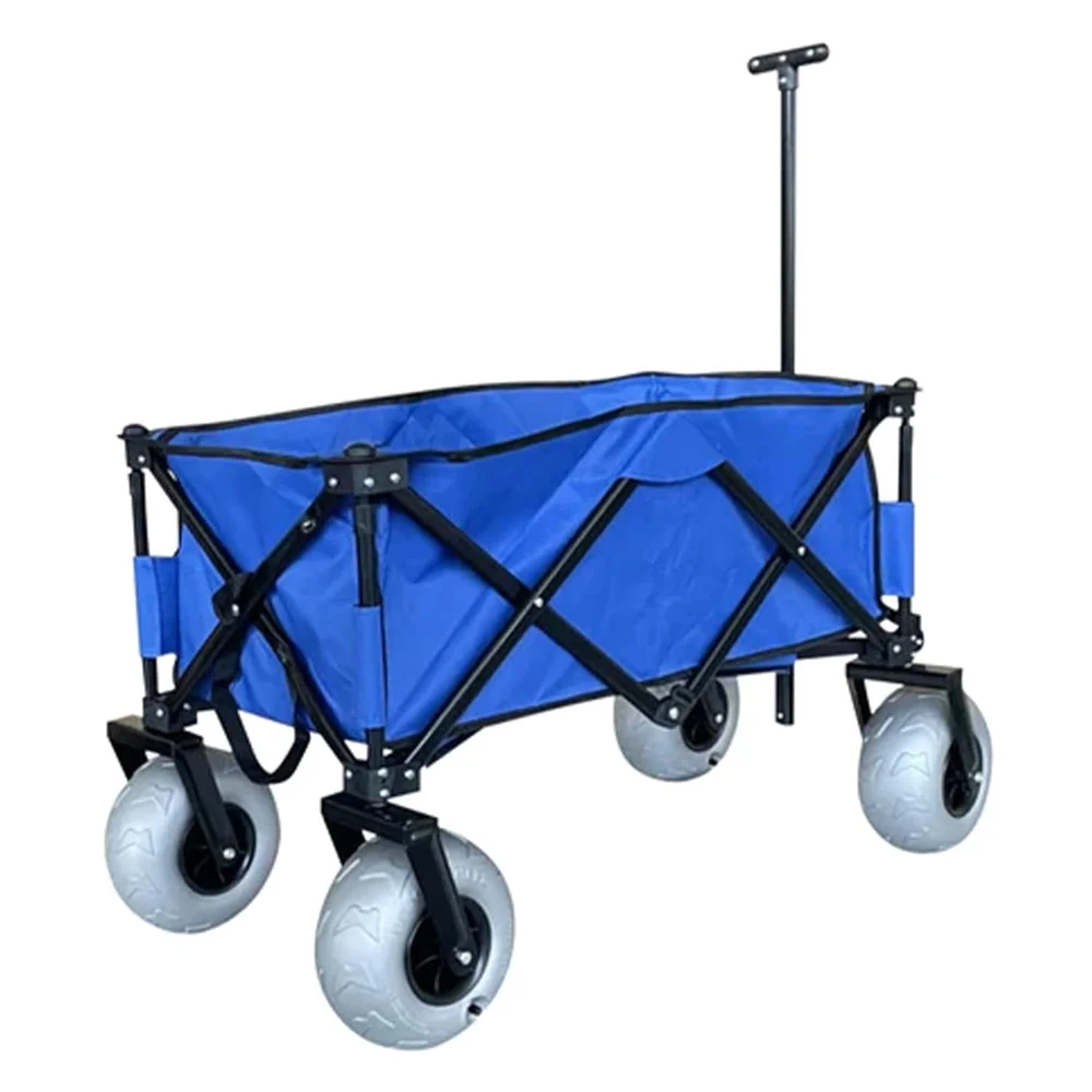 Collapsible Waterproof Cart with Wheels and Cover Ideal Outdoor Activities Camping Gardening Grocery Beach Use