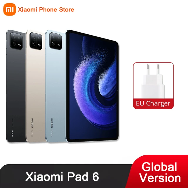 Xiaomi Pad 6 WiFi Version 11 inches 144Hz 8840mAh Bluetooth 5.2 Four  Speakers Dolby Atmos 13 Mp Camera (Gold, 256GB + 8GB) 