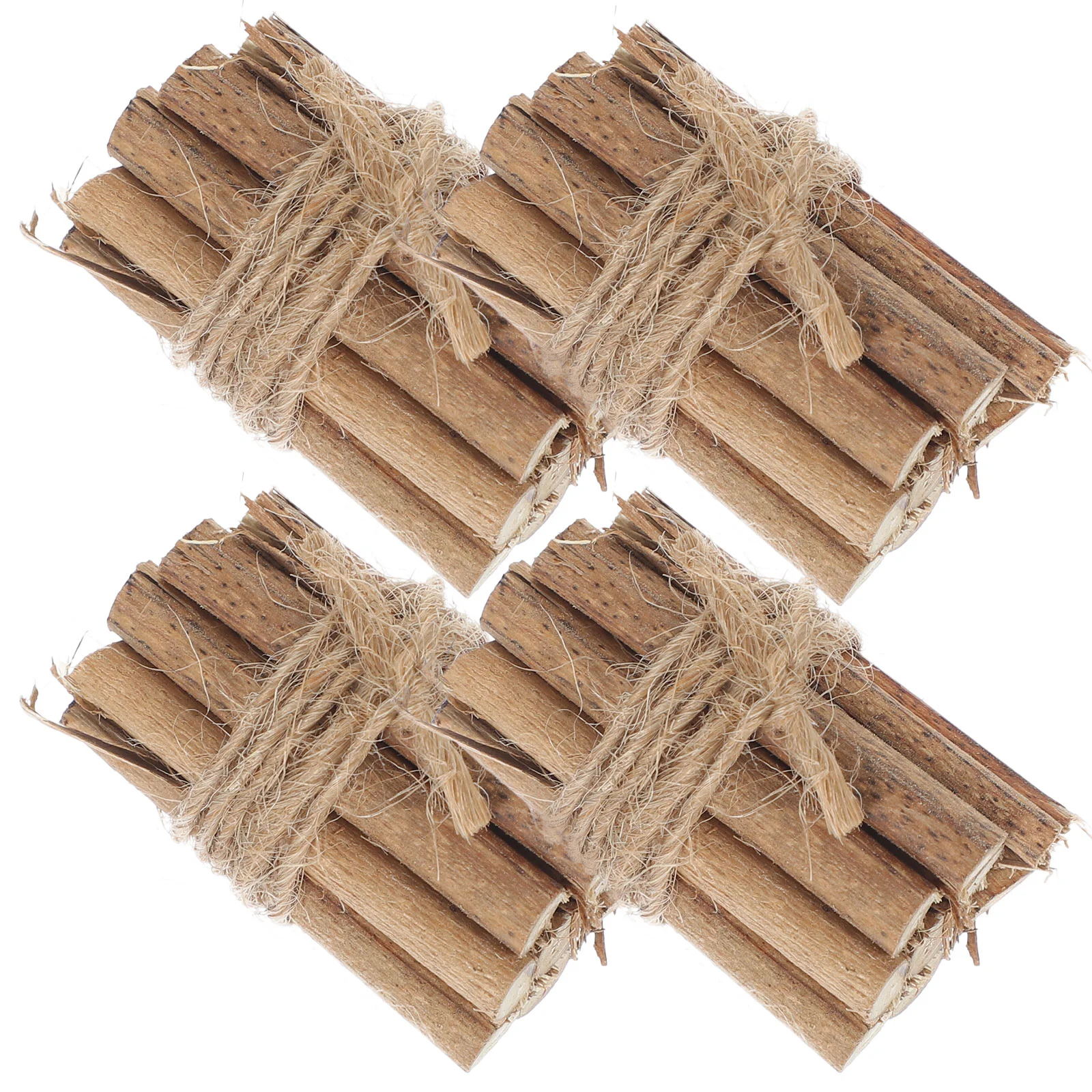 

4Pcs Unique Firewood Adornment Winter DIY Decoration Prop Miniature Firewood Pile Model