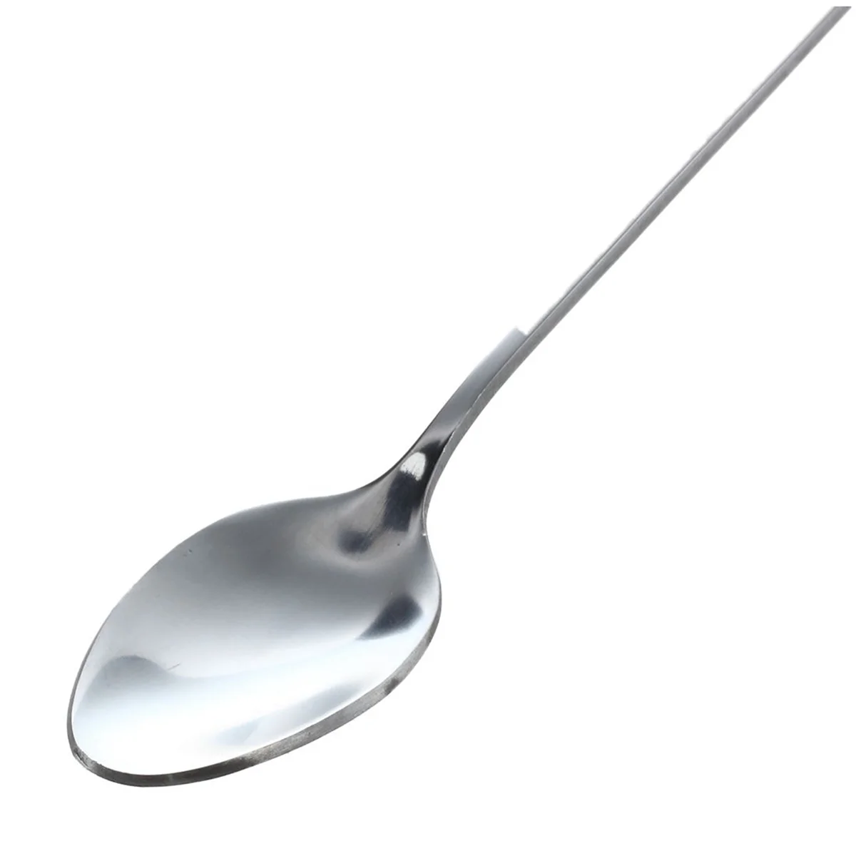AA81-3 Pcs 10 Inch Stainless Steel Tableware Long Handle Scoop Teaspoon