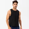 Men's Summer Fitness loose Running Vest Quick Dry Breathable Gym Workout Vest Muscle Athletic Shirt Workout Base Layer Tank Top 3