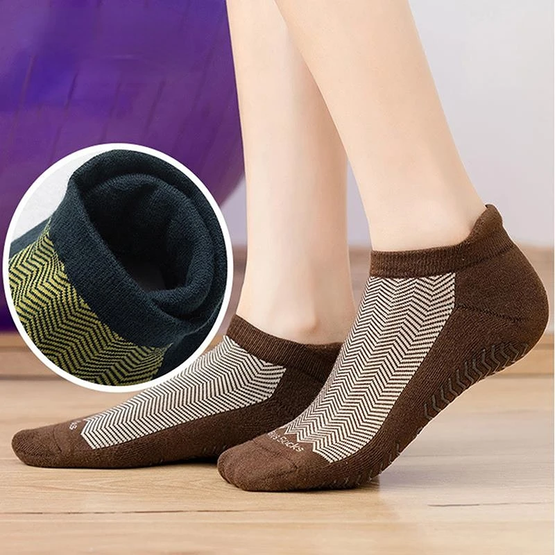 Calzini Da Yoga Da Donna Antiscivolo Calzini Sportivi Da Pilates Adatti Per Pilates, Danza, Trampolino, Casa, Ospedale, Calzini Da Trampolino Fitness