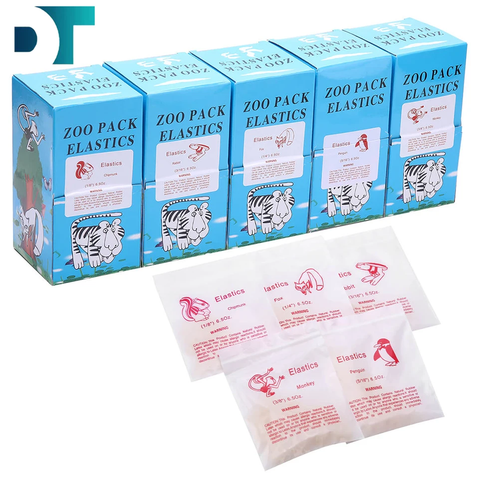 Abra 2,5 Oz Ortodonzia 3/16 Forza Light Bretelle Elastici Fasce In - Foto 3