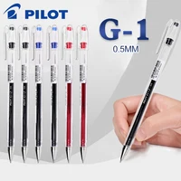 6/12pcs Japan PILOT Gel Pens Quick Drying G1 Neutral Pen Large Capacity Office Signature Black Red Blue 0.5mm School Stationery 1
