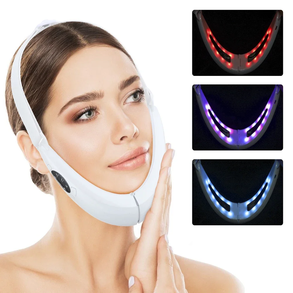 Facial Lifting Massager V Shape Belt Skin Tighten Device