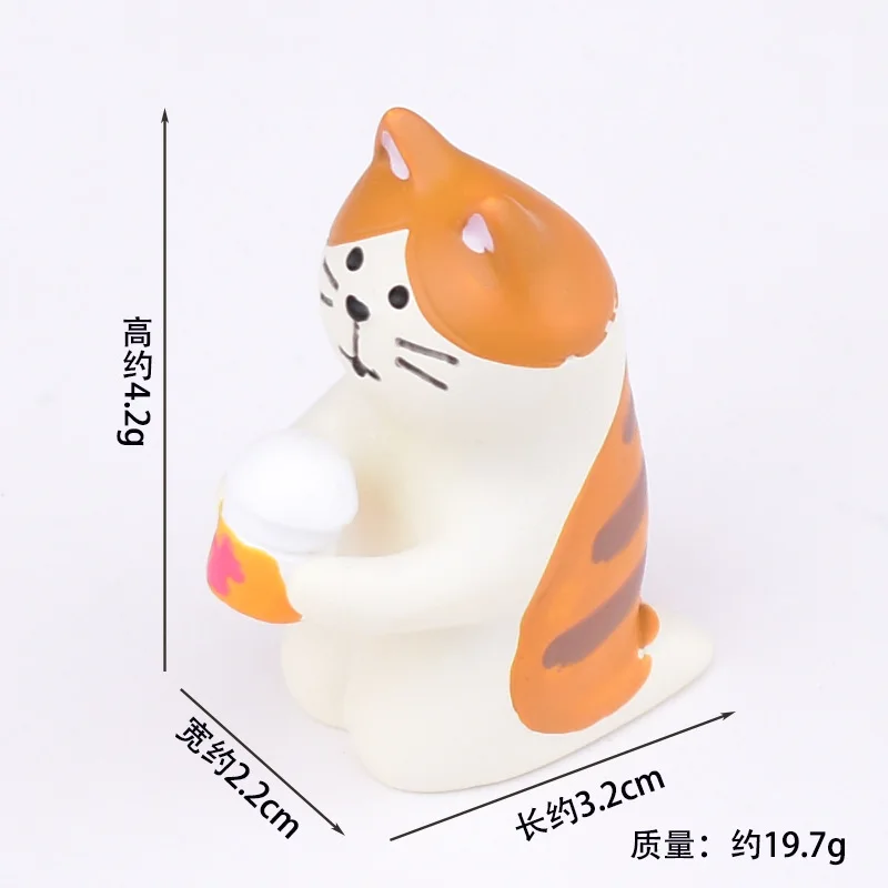 Shiba Inu Miniature Figurines Resin Craft for Bookshelf and Bonsai Décor