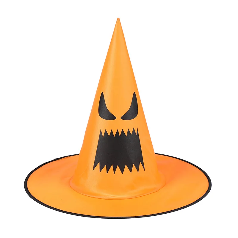Orange demonic witch hat