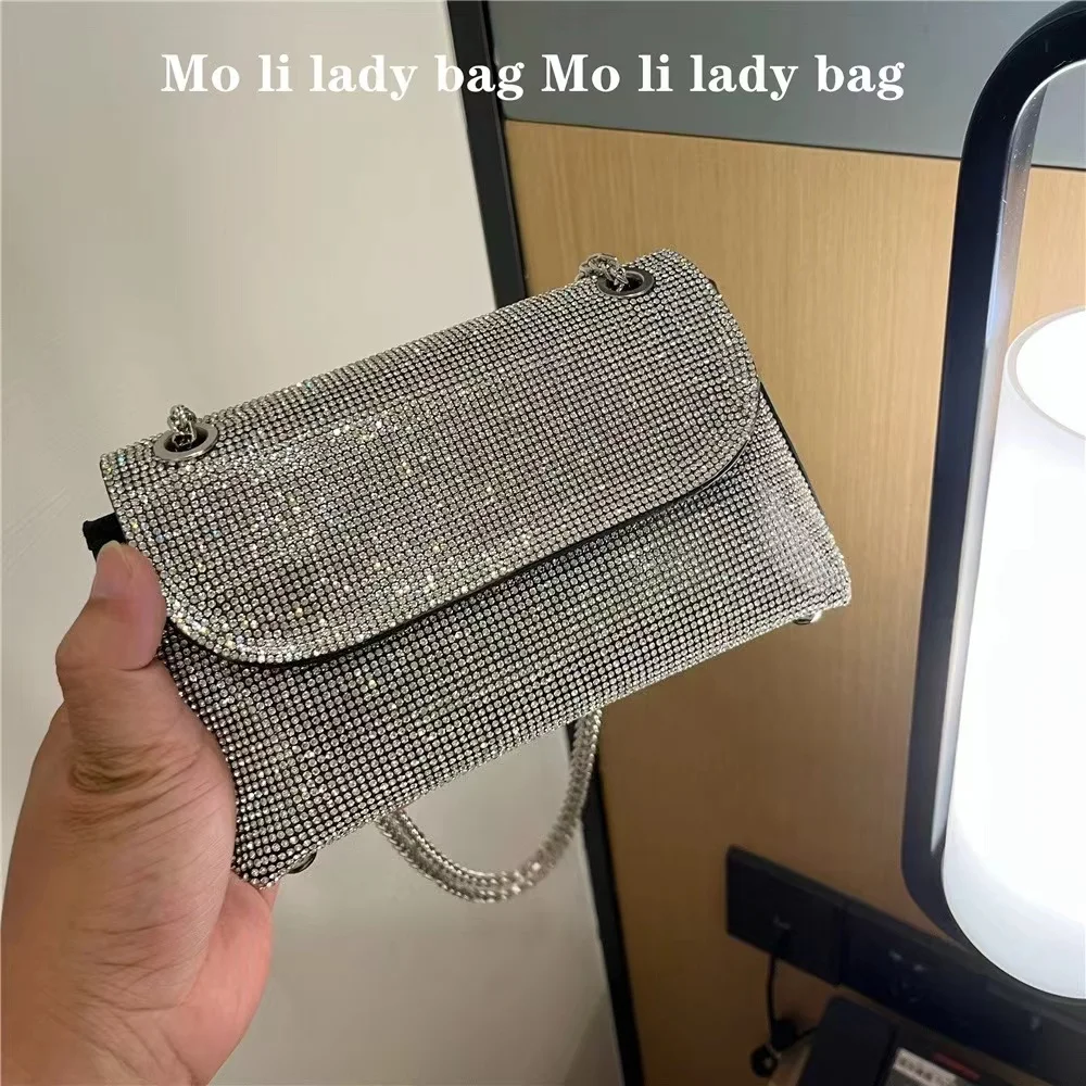 

Bling Shiny Square Bag Women Fashion Handbag Glitter Diamonds Evening Bag Wedding Party Clutch Purse Shoulder Crossbody Bag