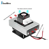 Réfrigération à semi-conducteur 12V Peltier refroidisseur électronique équipement de refroidissement réfrigérateur refroidissement climatiseur pour animaux de compagnie 5