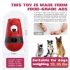 Bully Stick Holder Dog Toy Slow Feeder Ball Food Dispensing Toy for Small Medium Dogs Irregular Rolling Design Dog Toys 3