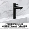 Stainless Steel Single Cold Water Sink Faucet Single Handle Bathroom Counter Basin Faucet Basin Sink Tap for Bathroom Kitchen 4