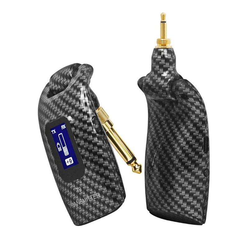 

T9 Guitar Carbon Fibre Transmitter Receiver 5.8G Wireless Guitar Bluetooth Transmitter Receiver Durable