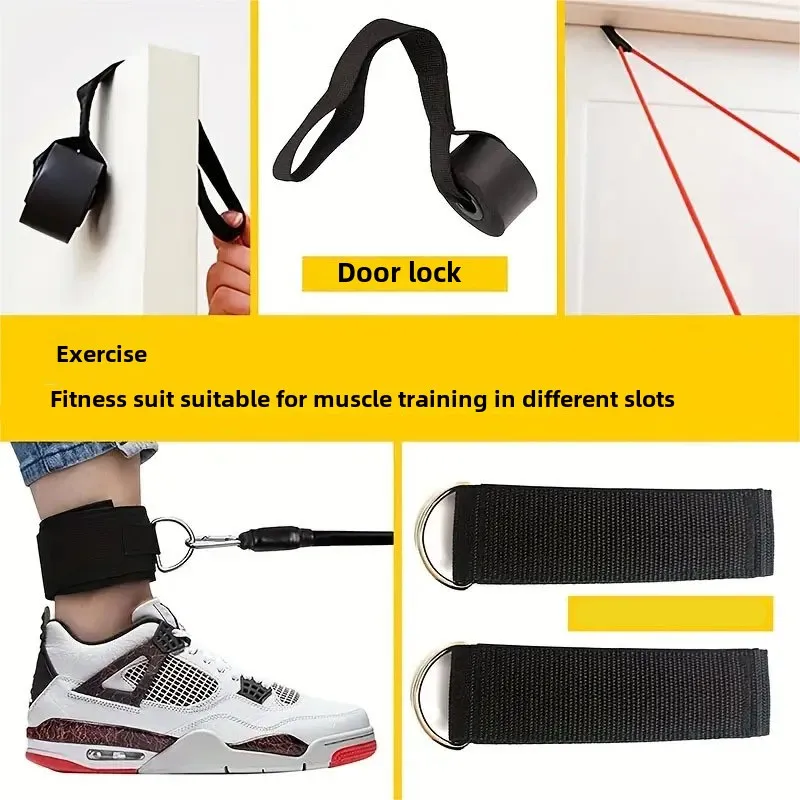 11pcs TPE Resistance Bands Set Resistance Bands with Door Anchor Handles Carry Bag Legs Ankle Straps Exercise Bands Workou resistance bands resistance band resistance strap