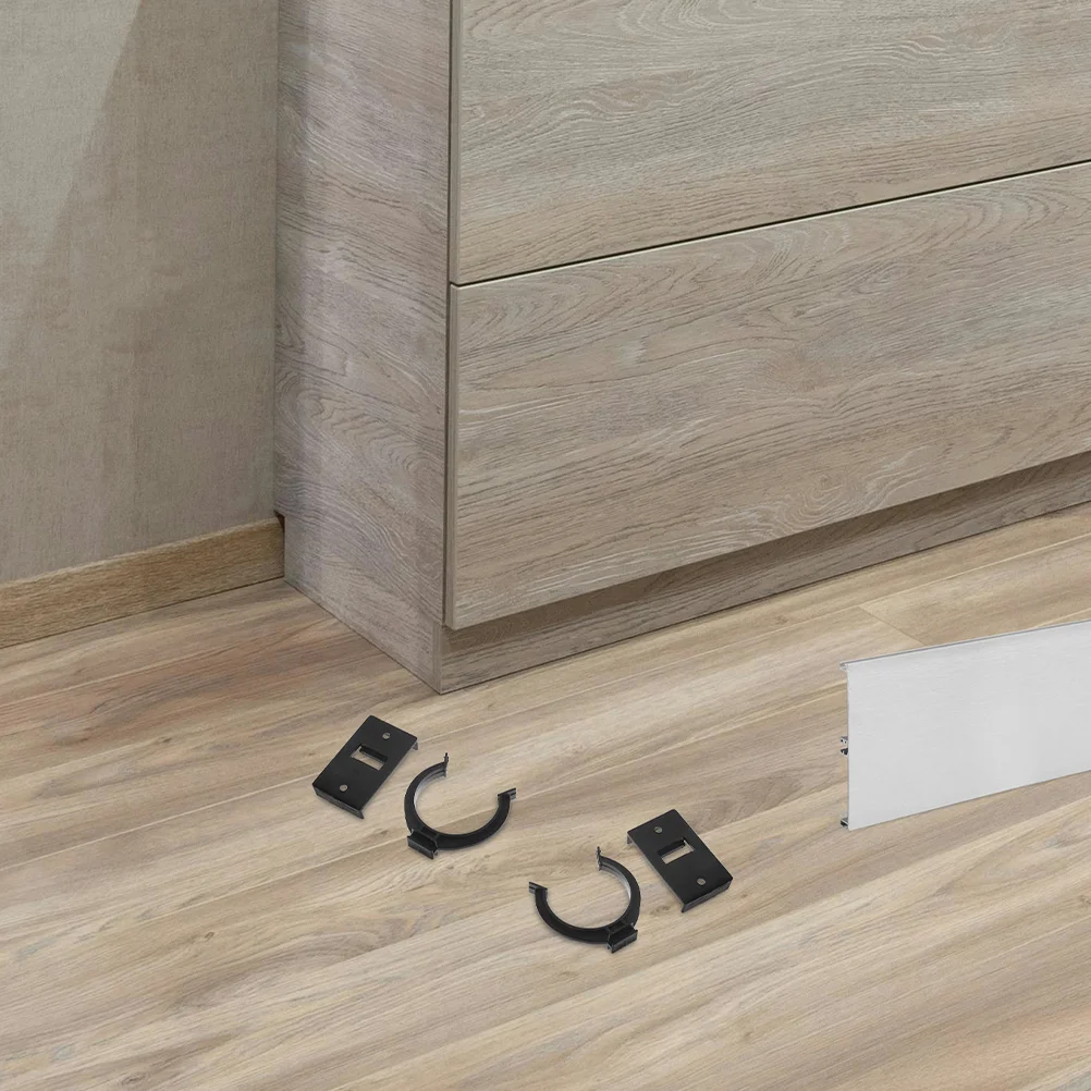 Kitchen Cabinet Toe Kick Clips 12 Sets Kitchen Cabinet Toe Kicks Furniture Leg Plinth Clips Skirting Board Trims Bracket