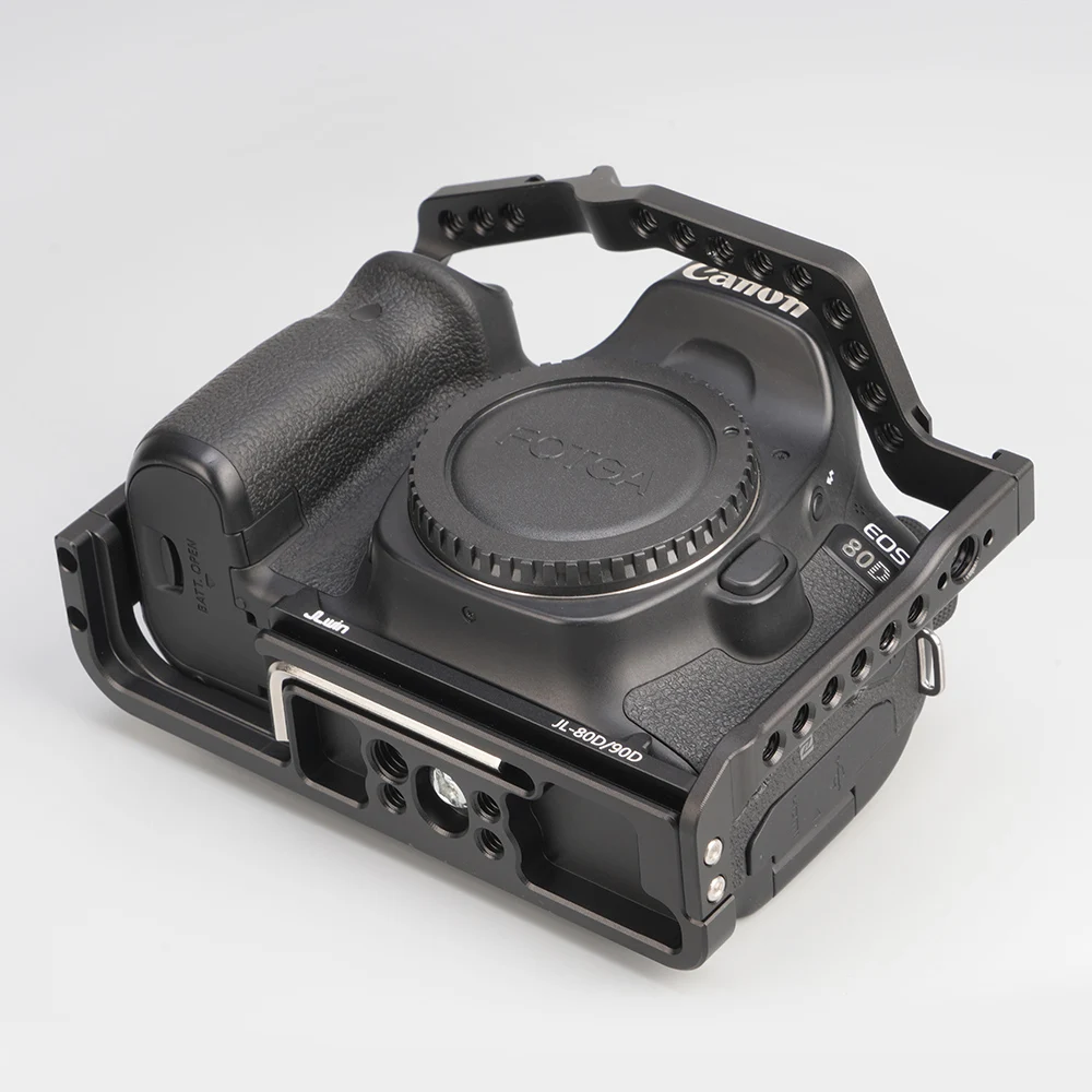fotga alumínio dslr câmera gaiola kit suporte para canon fotografia câmera gaiola