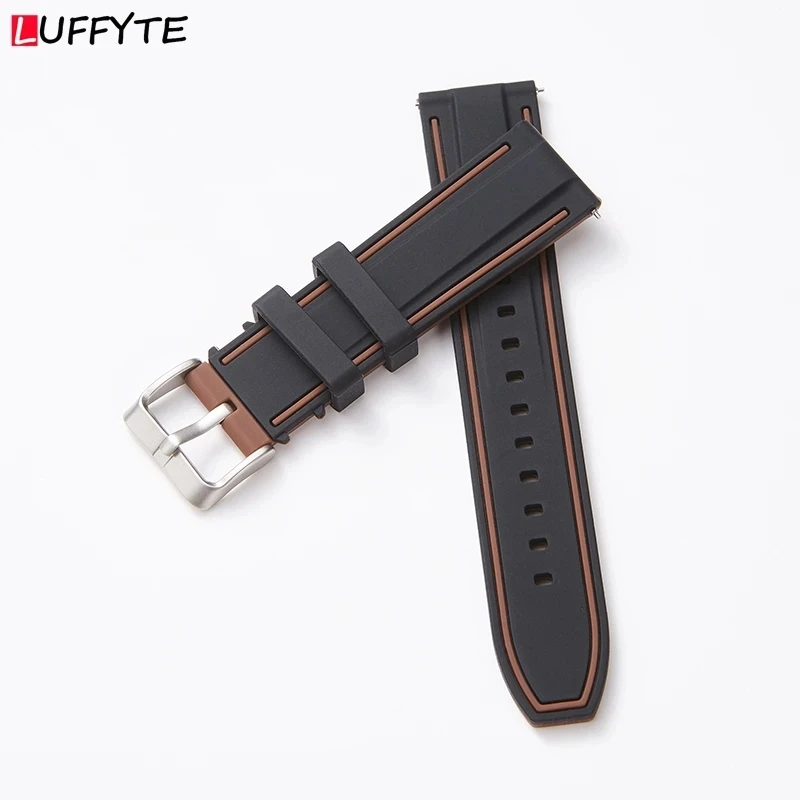 Silicone Soft Leisure Watchband - Quick Release Strap