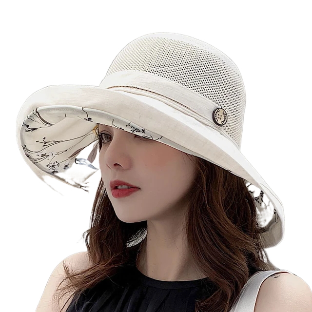 Women Sun Hats Summer Beach UV Protection UPF Packable Wide Brim