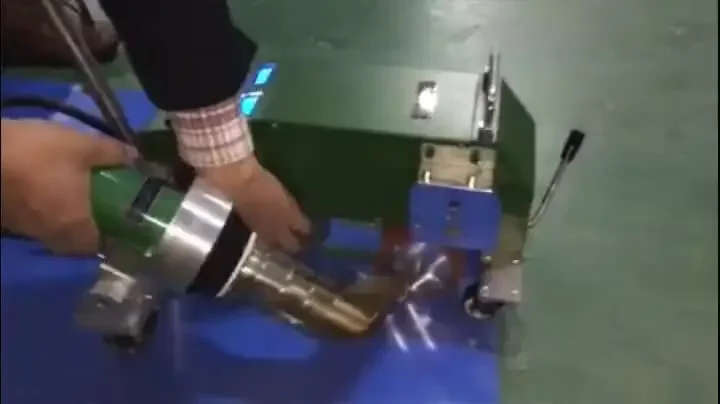 High Quality Portable Tarpaulin Plastic Pvc Flex Banner Heat Hot Air Seam Welder Welding Machine 2