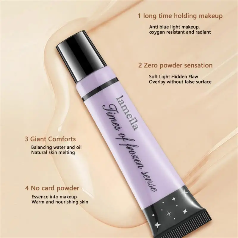 1/2/4Pcs Wholesale Moisturizing Beauty Isolation BB Cream Nourish Skin Foundation Hydrating Brighten Natural Fully Conceal Pores 4