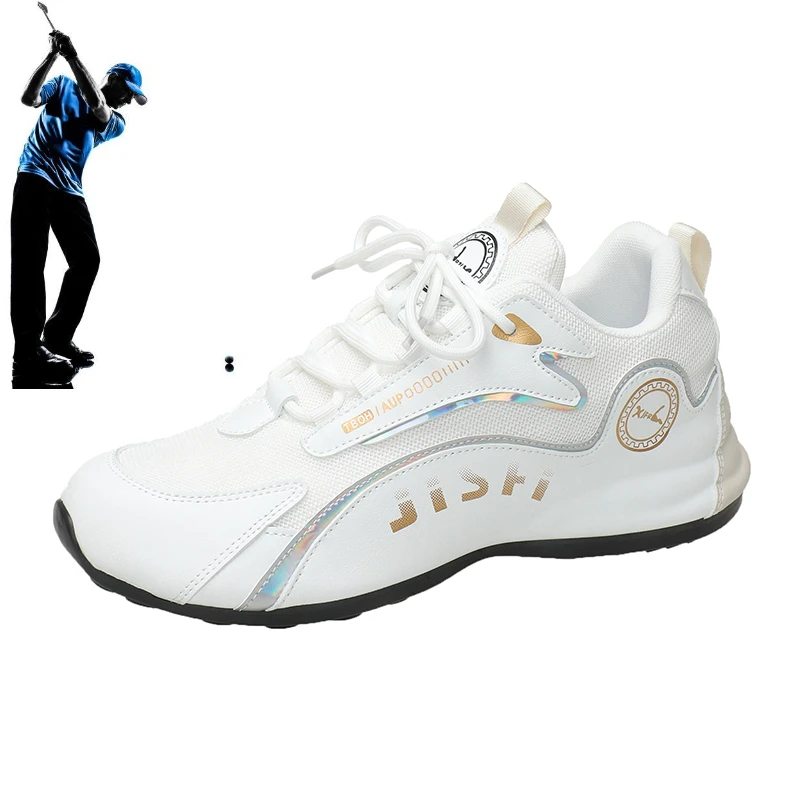 Men's Golf Shoes Outdoor Mesh Breathable Grass Comfortable Golf Training Shoes Men's Fashion Jogging Shoes