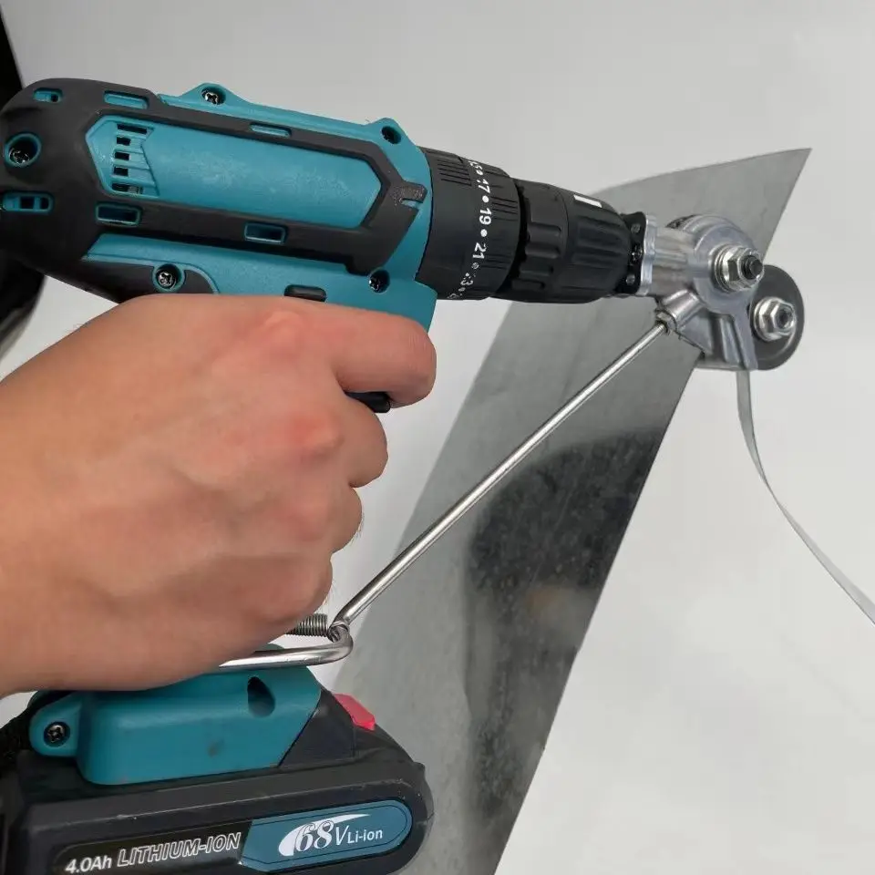 

F50 Electric Drill Plate Cutter Sheet Metal Nibbler New Shears Plate Cutting Punch Scissors Modified Power Tool Accessories