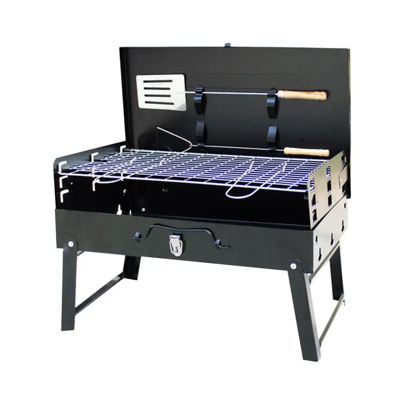 Griglia Per Barbecue Pieghevole Griglia Per Barbecue Portatile Griglia Per Riscaldamento Da Campeggio Stufe A Carbone Campeggio All'Aperto Bruciatore 