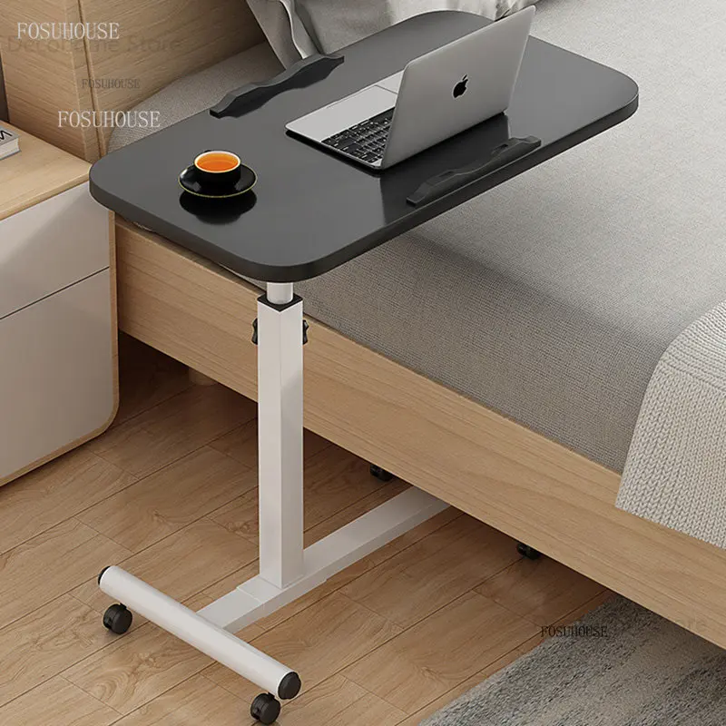 Notebook Computer Desks Dormitory Lazy Bedroom Bed Desk Simple Home Mobile Office Desk Foldable Rotating Lift Bedside Desks