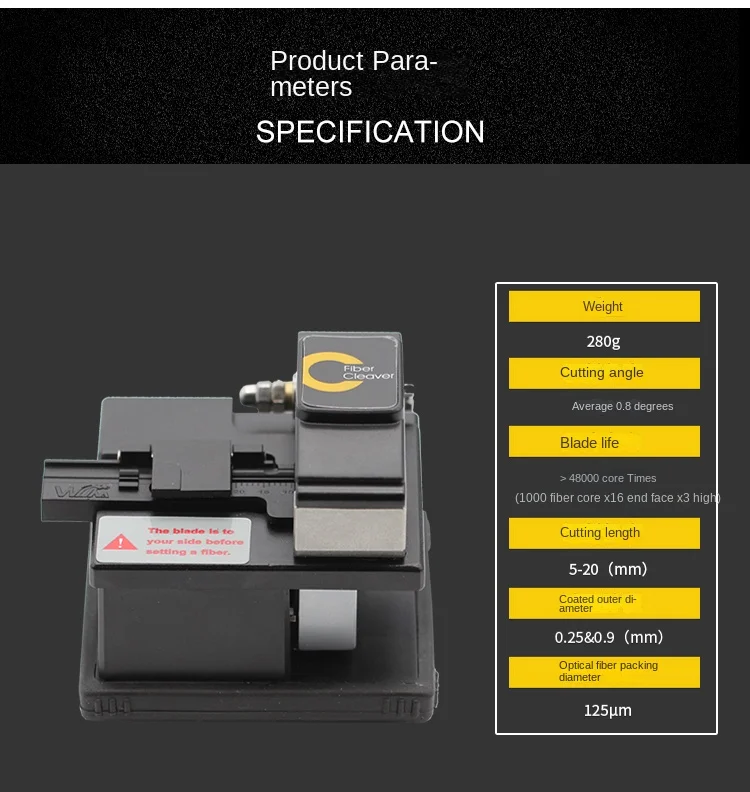 TM100B Optical Fiber Cutting Knife Special Cutting Knife for Welding Machine Hot Melt Optical Fiber Cutting Knife