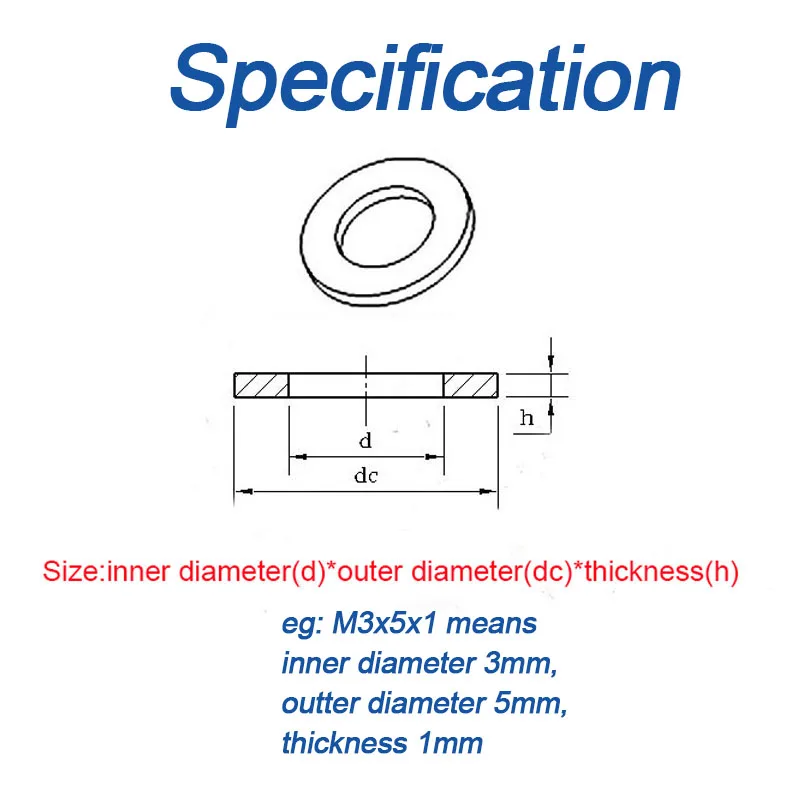 Plastic Nylon Flat Washer Plane Spacer rubber washers stainless steel washer sealing gasket adjusting shim gasket battery insulation gasket M2 M2.5 M3 M4 M5 M6 M8 M10 M12~ M24 Insulation Gasket Ring For Screw 0.5~3mm White/ Black