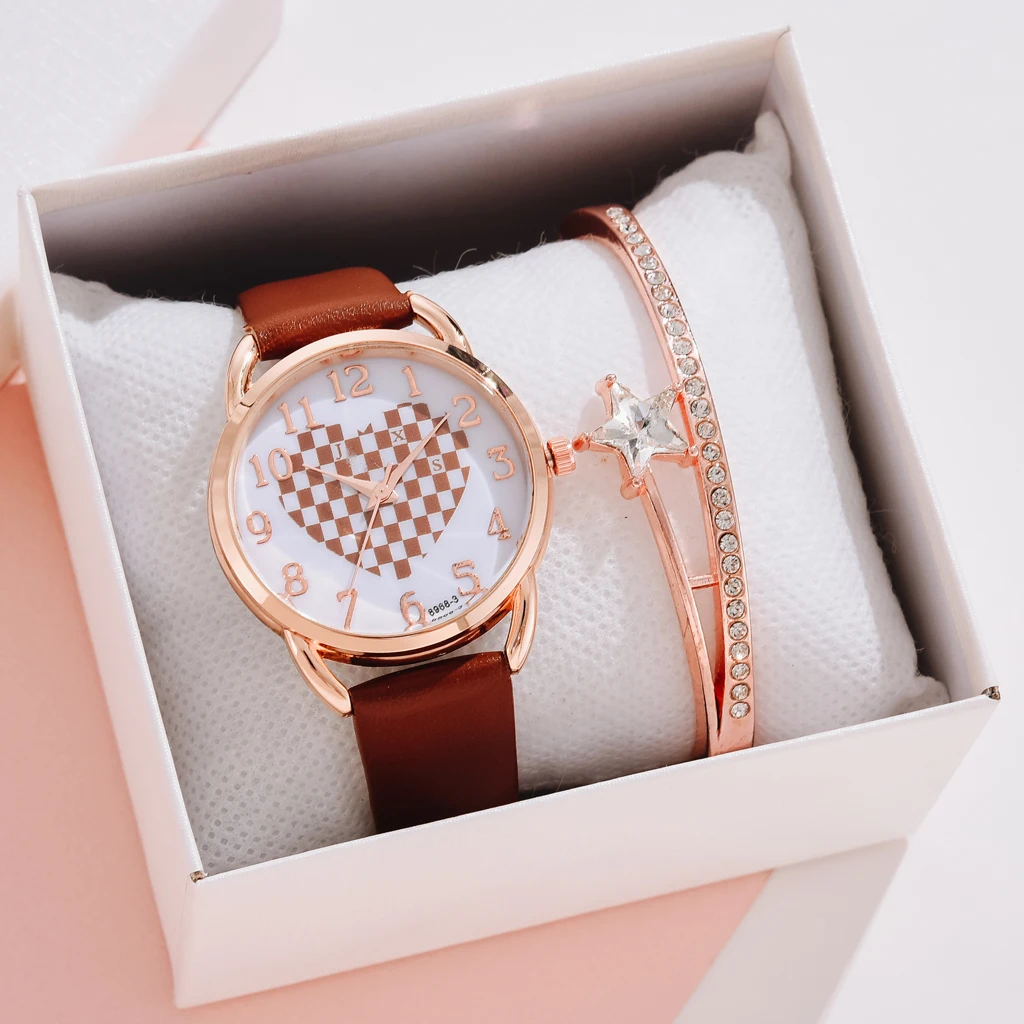 Luxury Quartz Wristwatches Leather Band Watches Women Fashion Watches Fow Women Dress Female Ladies Clock Gift
