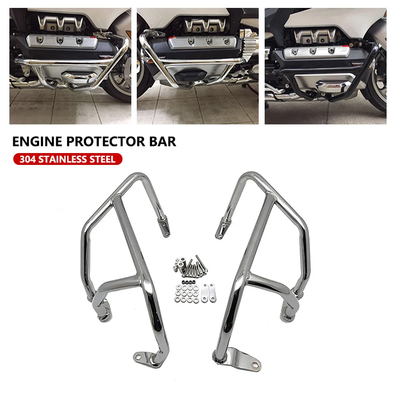 Engine Guard Crash Bar Bars Bumper Protector Bar For HONDA Gold Wing DCT 1800 GL1800 F6C F6B Motorcycle Accessories