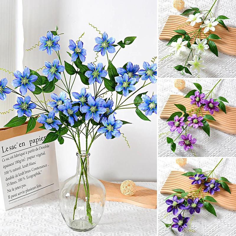 

1pc Simulated Iron Wire Lotus Branch Home Garden Decoration, Living Room Desktop Flower Arrangement, Wedding Flower Accessories