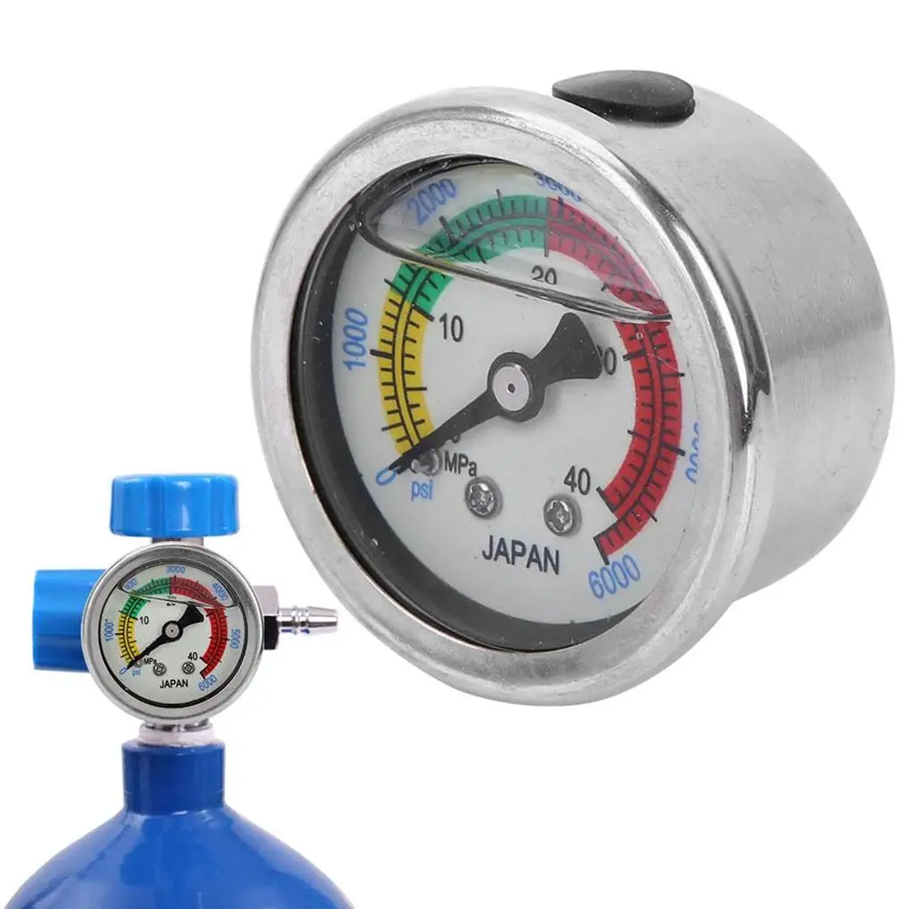 

Pressure Gauge Pump Meter Diving Tool Luminous Water Air Manometer