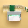 Wall-mounted Tissue Box Napkin Holders Self-adhesive Paper Towel Case Punch Free Removable Paper Box Space-saving Waterproof 6